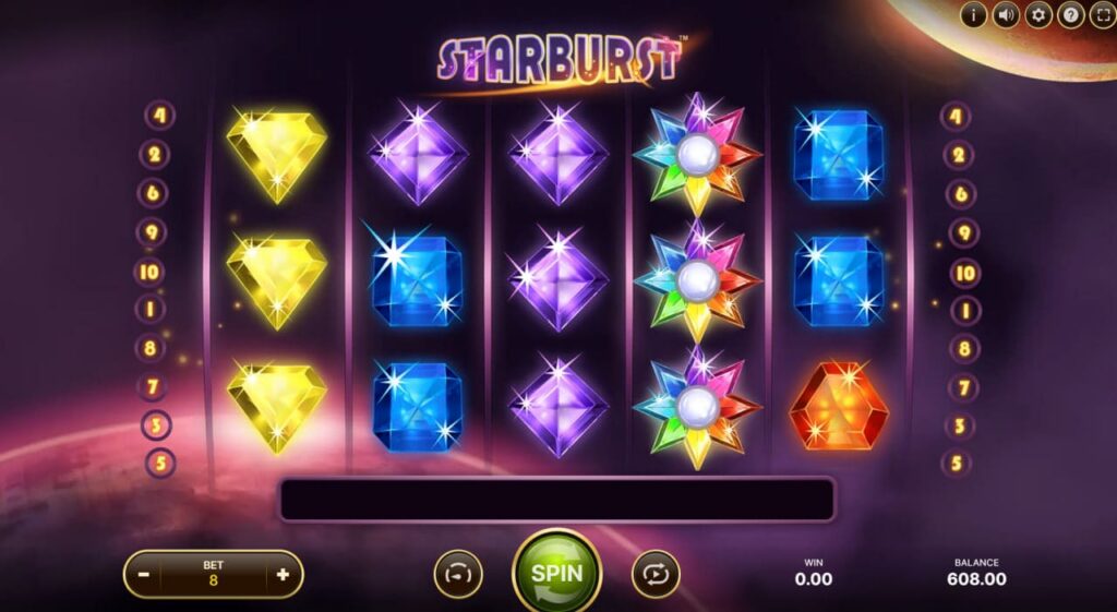 Starburst jogar